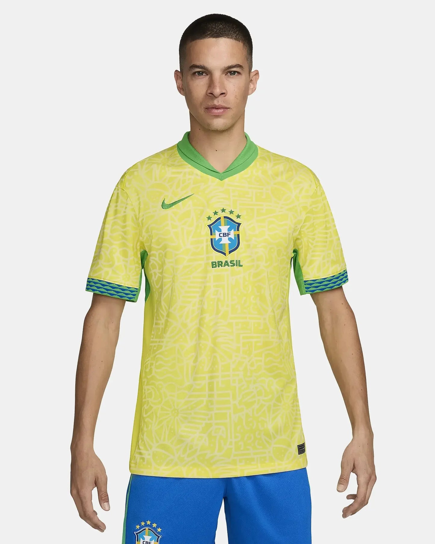 MAILLOT DOMICILE BRÉSIL JAUNE 2024/2025 Sportifoot