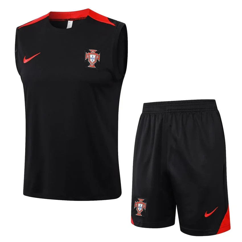 DEBARDEUR SHORT PORTUGAL NOIR 2024/2025