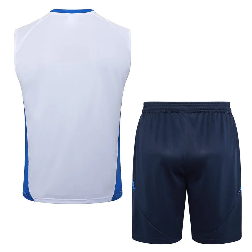 DEBARDEUR + SHORT ITALIE BLANC 2024/2025