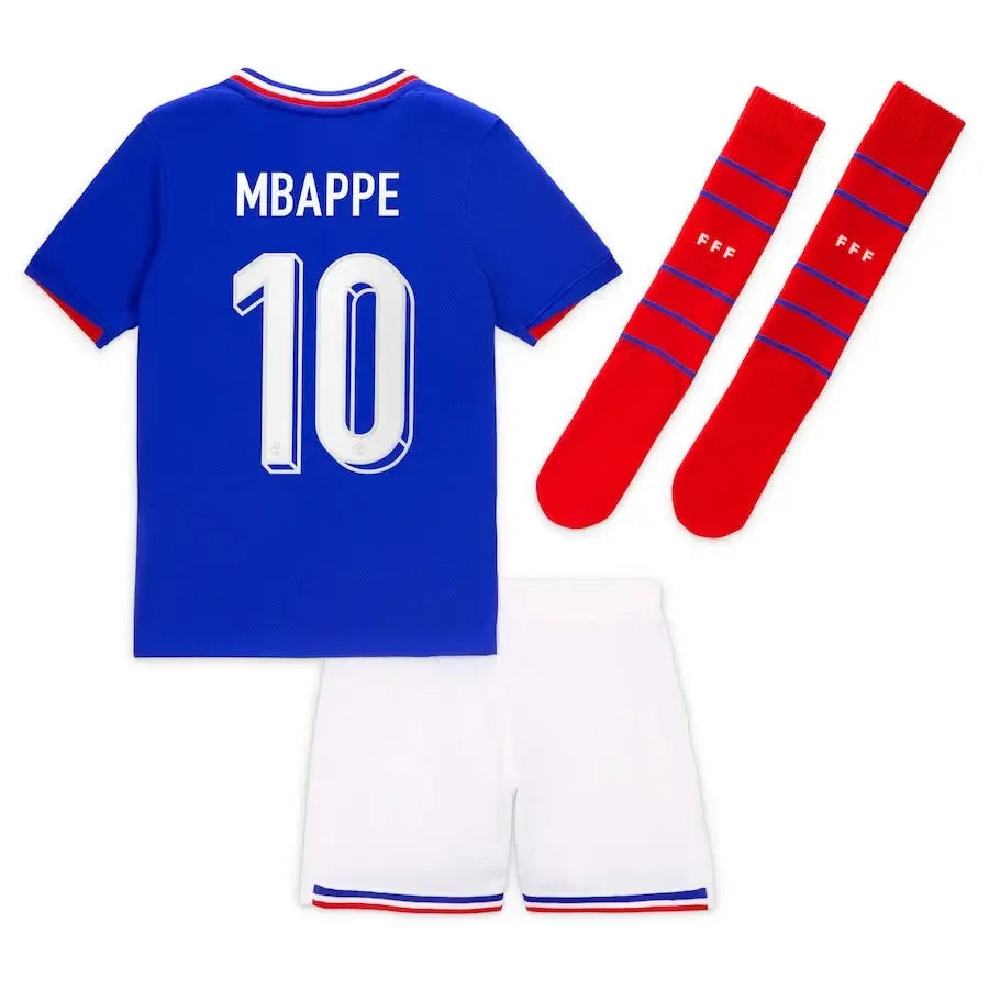 ENSEMBLE ÉQUIPE DE FRANCE ENFANT DOMICILE BLEU 2024 - Sportifoot