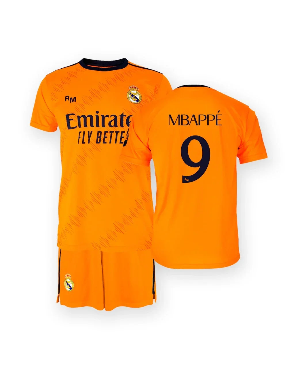 KIT REAL MADRID ENFANT EXTÉRIEUR MBAPPÉ 2024/25