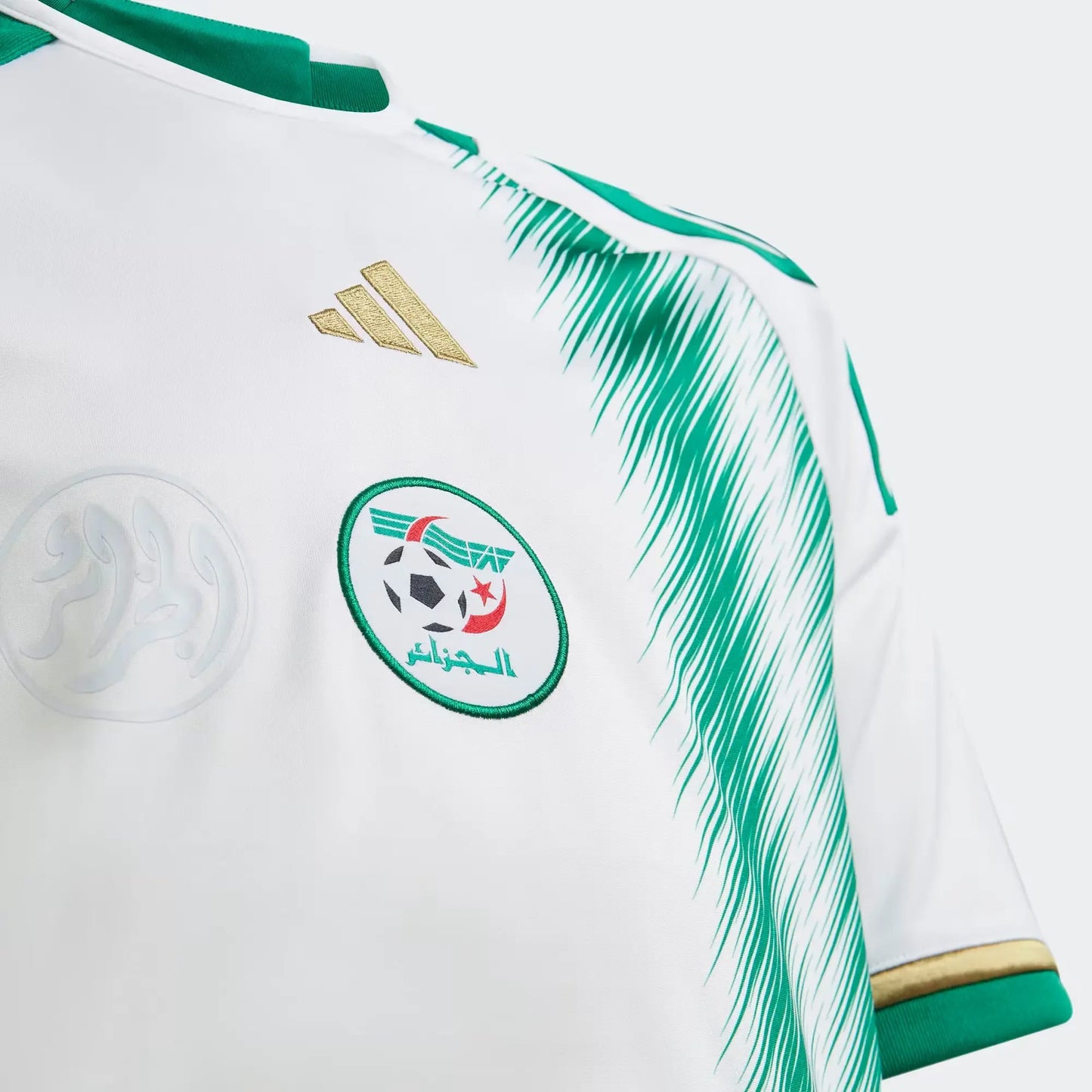MAILLOT ALGÉRIE DOMICILE BLANC VERT 2024 Sportifoot