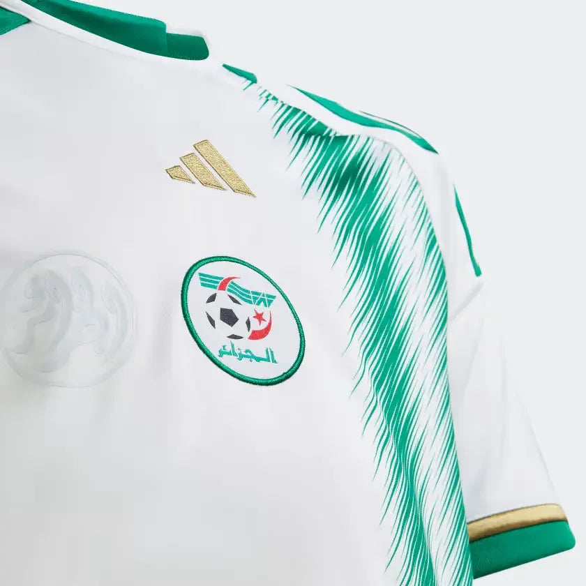 MAILLOT DOMICILE ALGÉRIE BLANC ET VERT Sportifoot