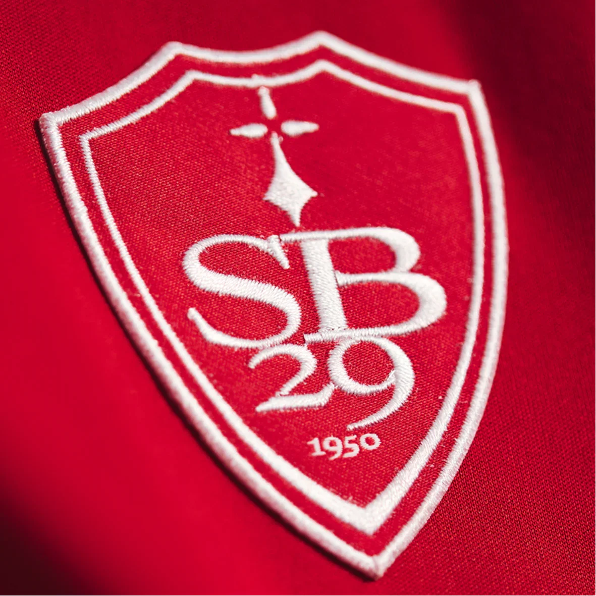 MAILLOT BREST - STADE BRESTOIS 29 EXTÉRIEUR 24/25 ROUGE