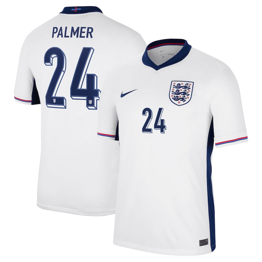 MAILLOT COLE PALMER DOMICILE ANGLETERRE BLANC 2024