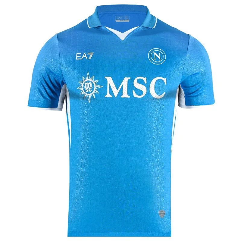 MAILLOT ENFANT NAPLES DOMICILE BLEU 20242025