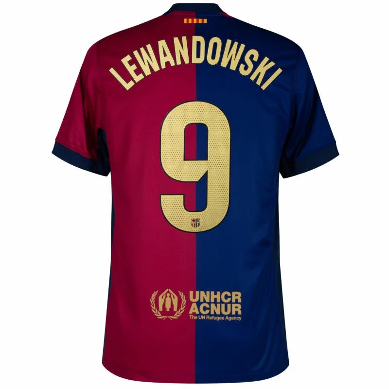 MAILLOT FC BARCELONE LEWANDOWSKI DOMICILE 2024/2025