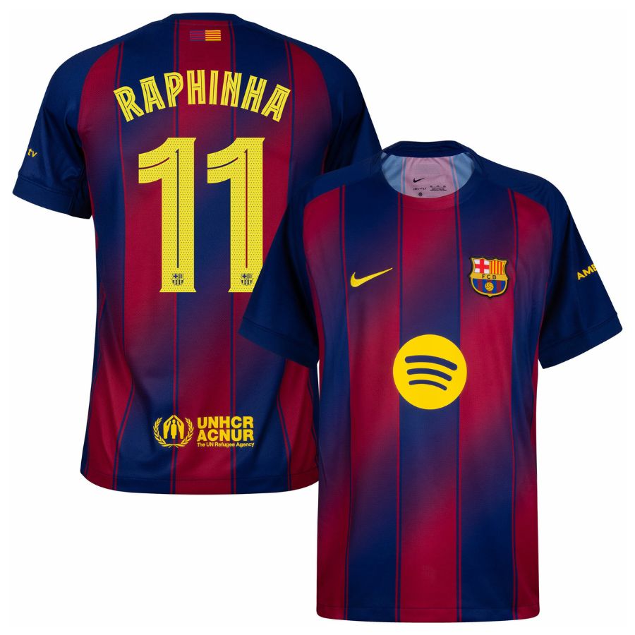 MAILLOT FC BARCELONE RAPHINHA DOMICILE HOMME 2025/2026