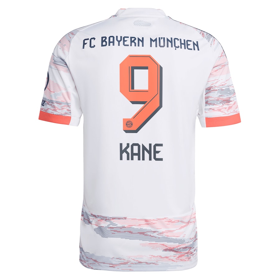MAILLOT HARRY KANE BAYERN MUNICH EXTERIEUR HOMME BLANC 2025/2026