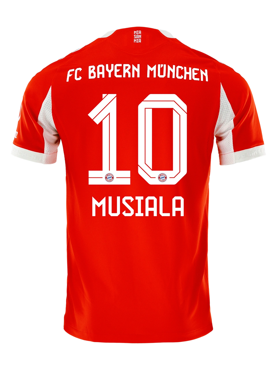 MAILLOT JAMAL MUSIALA BAYERN MUNICH DOMICILE HOMME ROUGE 2025/2026