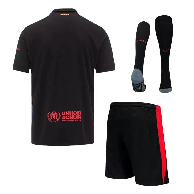 MAILLOT KIT ENFANT FC BARCELONE LAMINE YAMAL EXTERIEUR 2024/2025