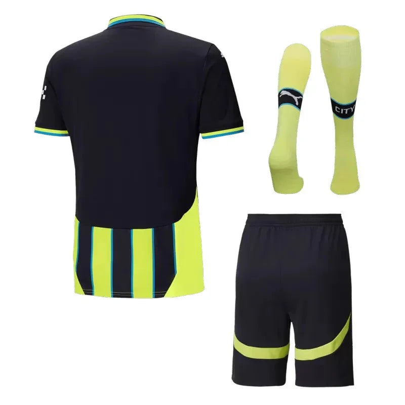 MAILLOT KIT ENFANT MANCHESTER CITY HAALAND EXTERIEUR 20242025