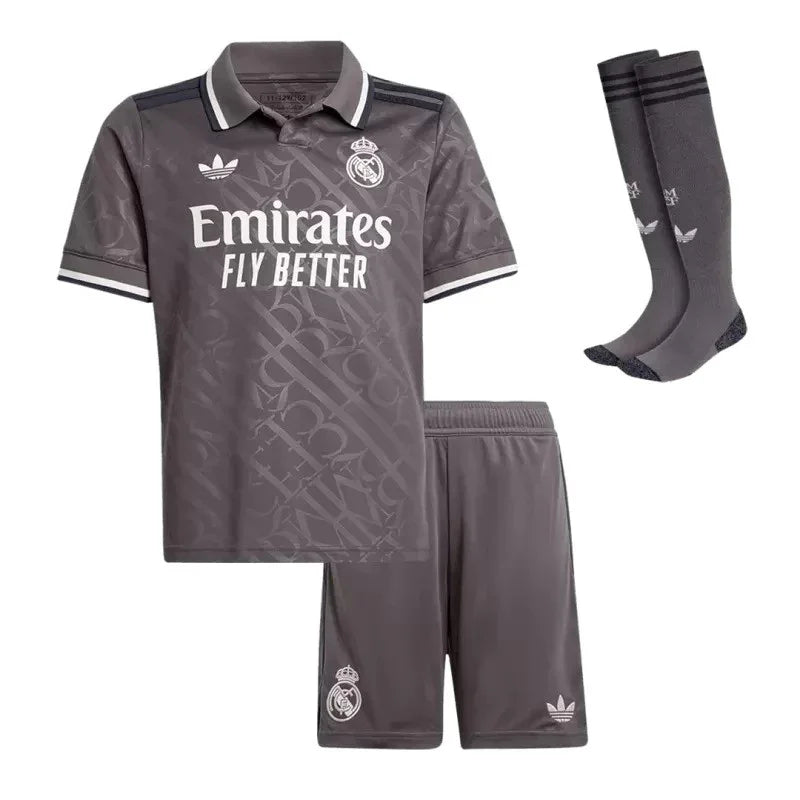 MAILLOT KIT ENFANT REAL MADRID VINICIUS JR THIRD 2024/2025