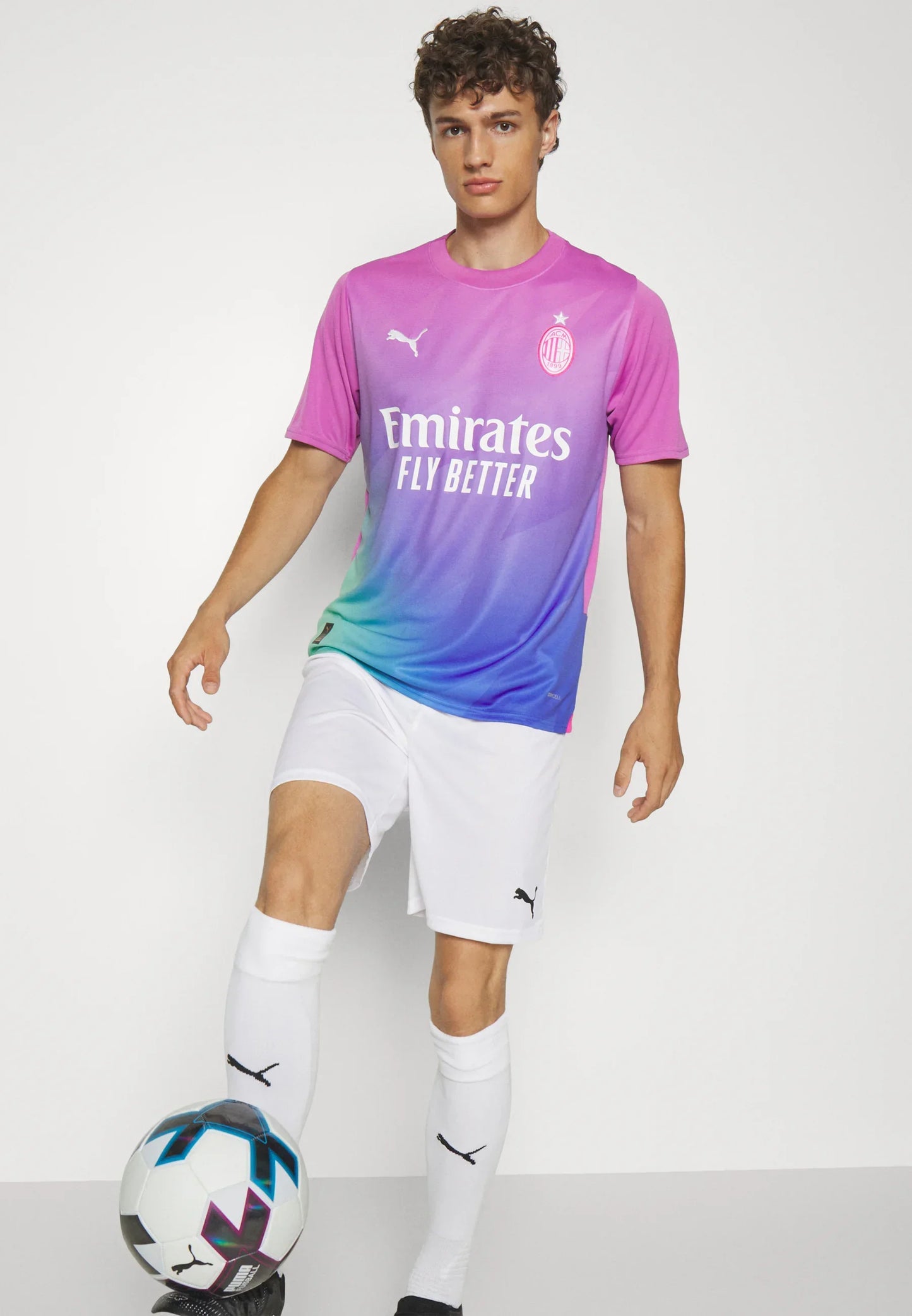 MAILLOT MILAN AC ROSE THIRD HOMME 2024
