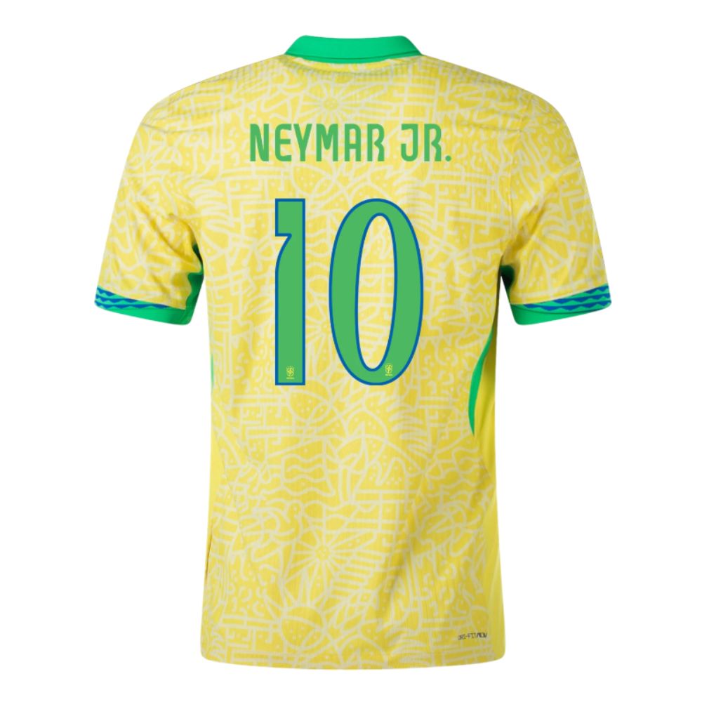 MAILLOT NEYMAR JR DOMICILE BRÉSIL JAUNE 2024/2025