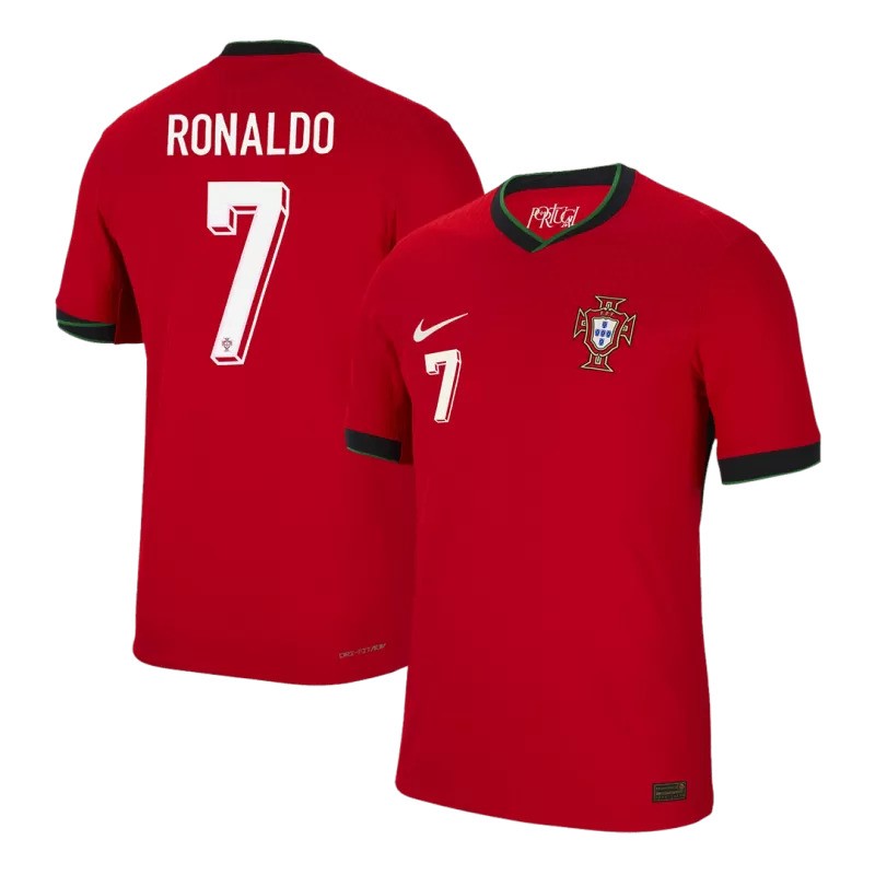 MAILLOT PORTUGAL RONALDO DOMICILE ROUGE 20242025