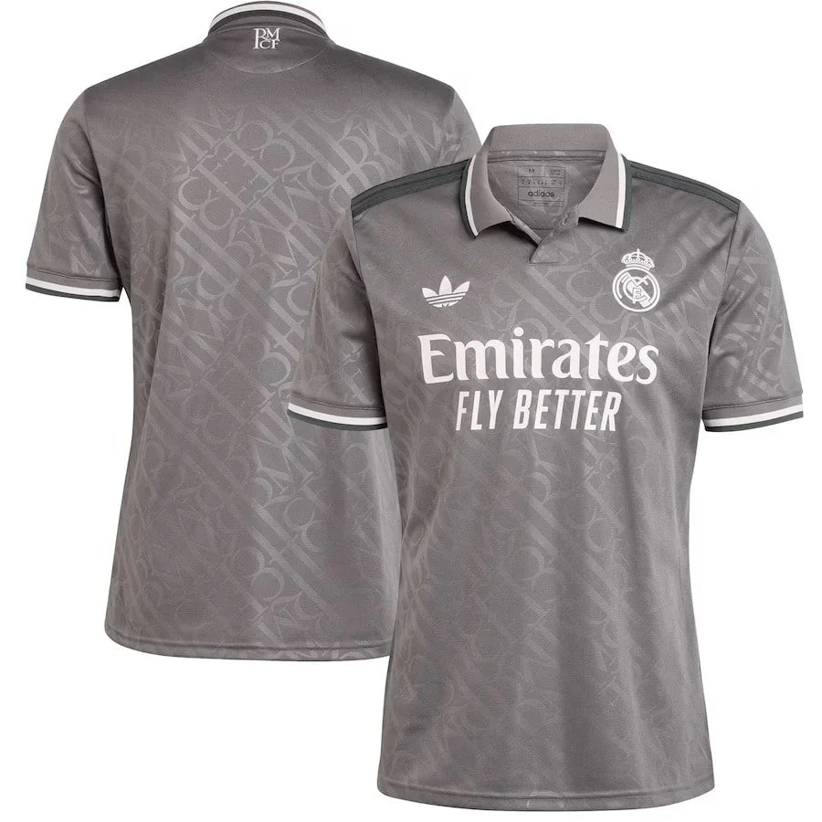 MAILLOT REAL MADRID THIRD GRIS 2024/2025
