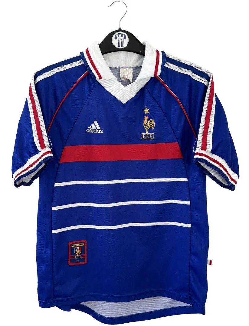 MAILLOT RETRO EQUIPE DE FRANCE DOMICILE ZIDANE