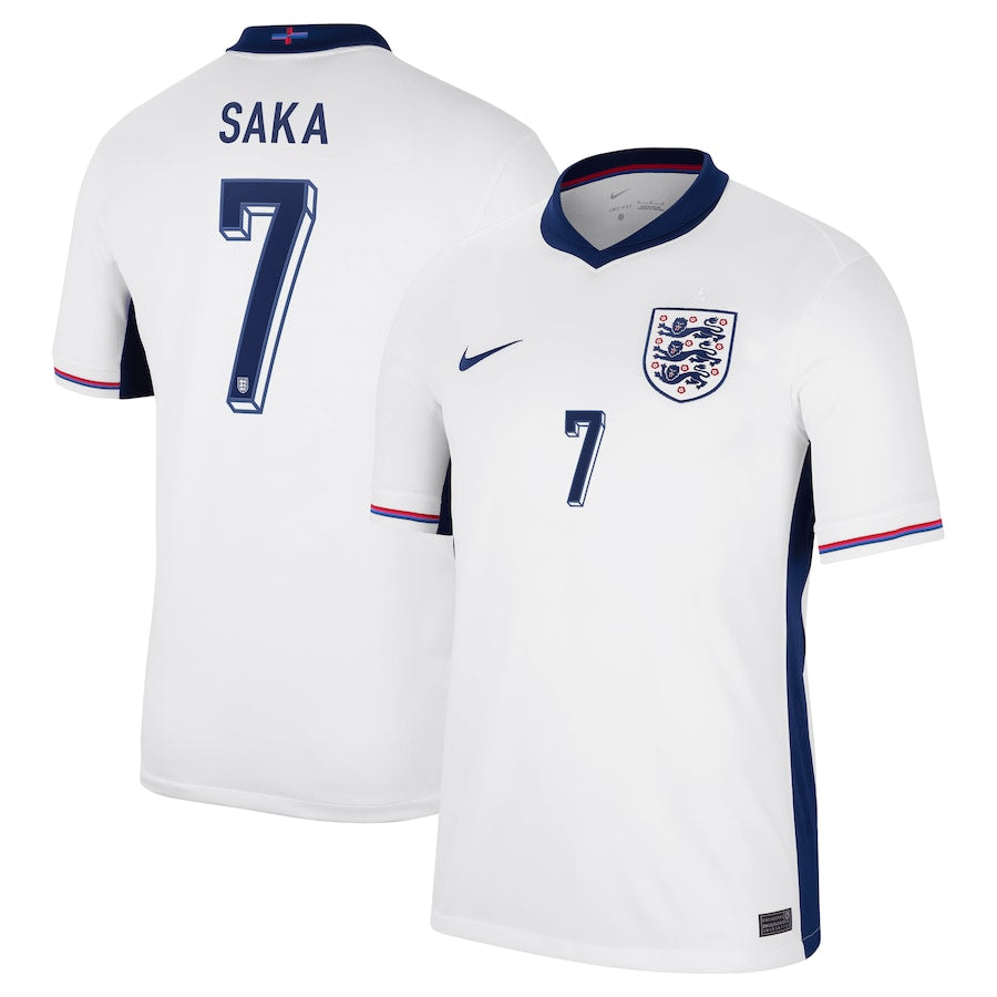 MAILLOT SAKA DOMICILE ANGLETERRE BLANC 2024