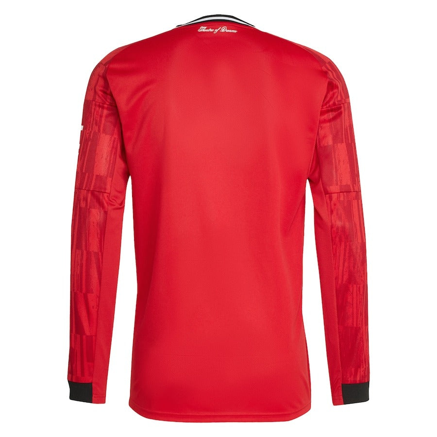 MAILLOT MANCHESTER UNITED DOMICILE ROUGE MANCHES LONGUES 2025/2026