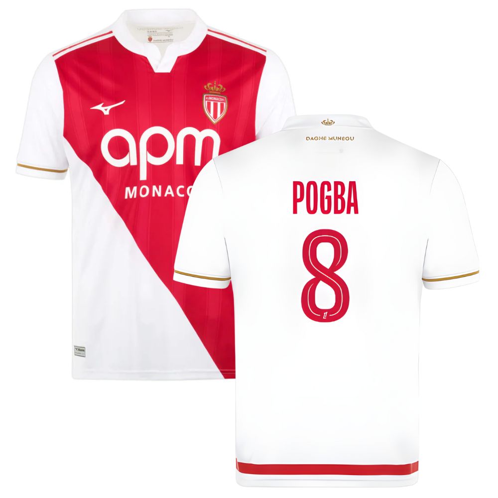 MAILLOT AS MONACO ENFANT DOMICILE 2025/2026