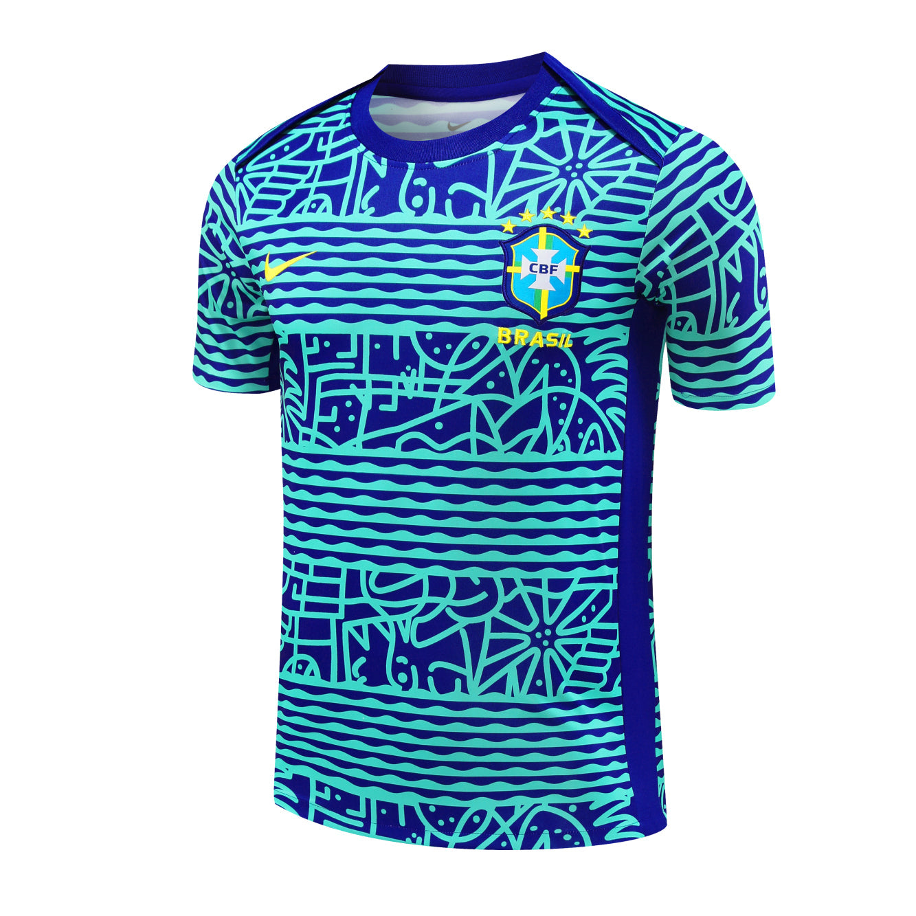 MAILLOT TRAINING BRÉSIL BLEU VERT HOMME 2025/2026