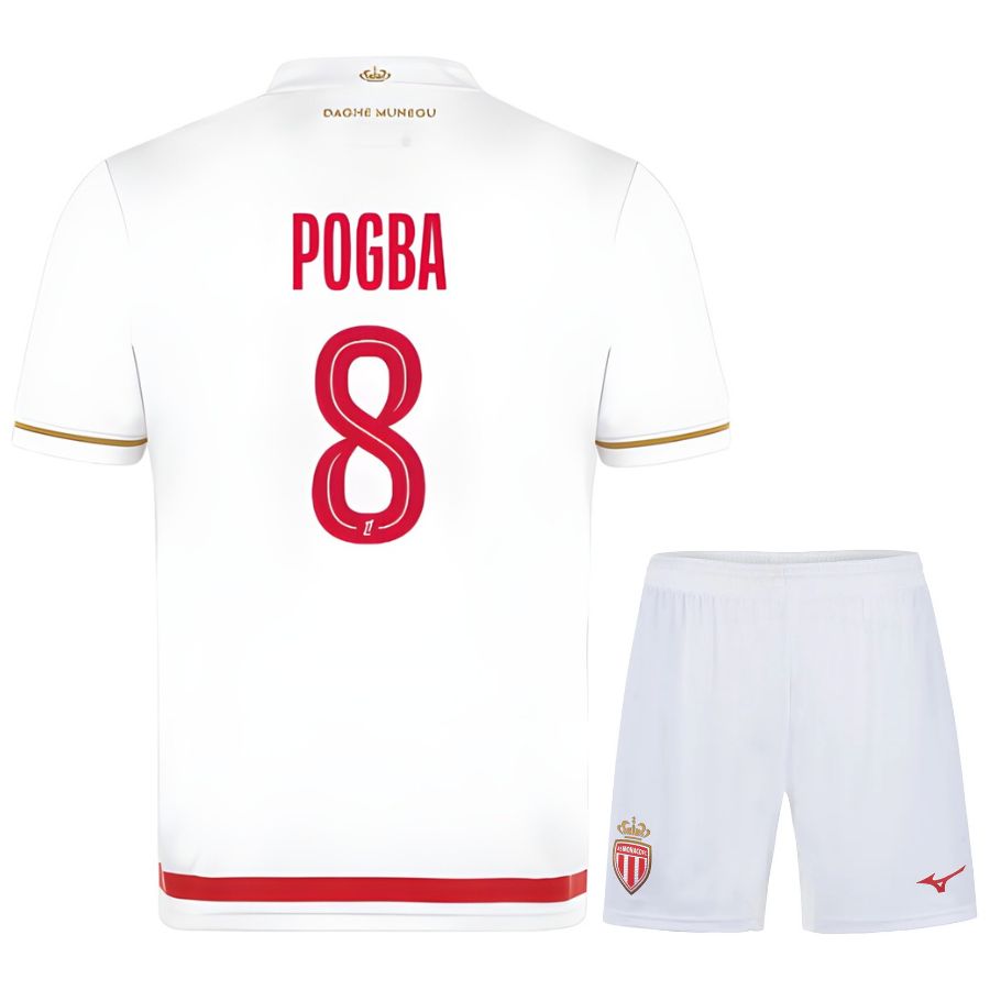 MAILLOT AS MONACO ENFANT DOMICILE 2025/2026