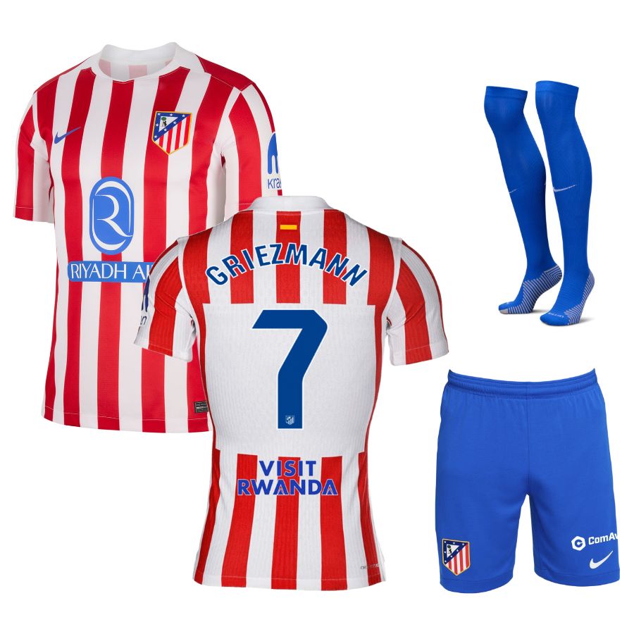 MAILLOT KIT ATLETICO MADRID ENFANT DOMICILE 2025/2026