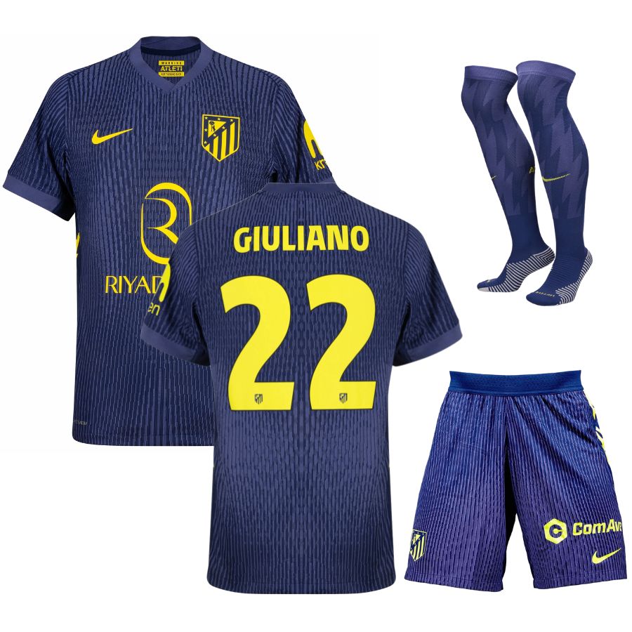 maillot kit enfant atletico madrid exterieur 2025/2026 Giuliano