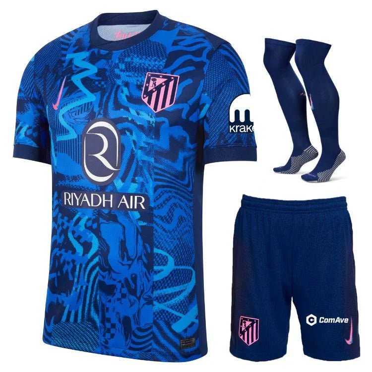 MAILLOT KIT ENFANT ATLETICO MADRID THIRD 2024/2025