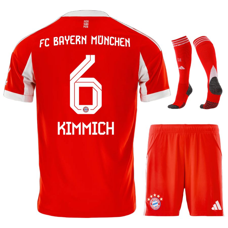 MAILLOT BAYERN MUNICH KIT ENFANT DOMICILE ROUGE 2025/2026