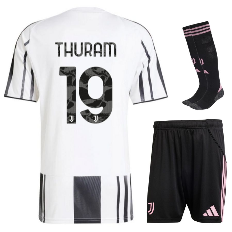 maillot juventus kit enfant juventus domicile 2025/2026 thuram