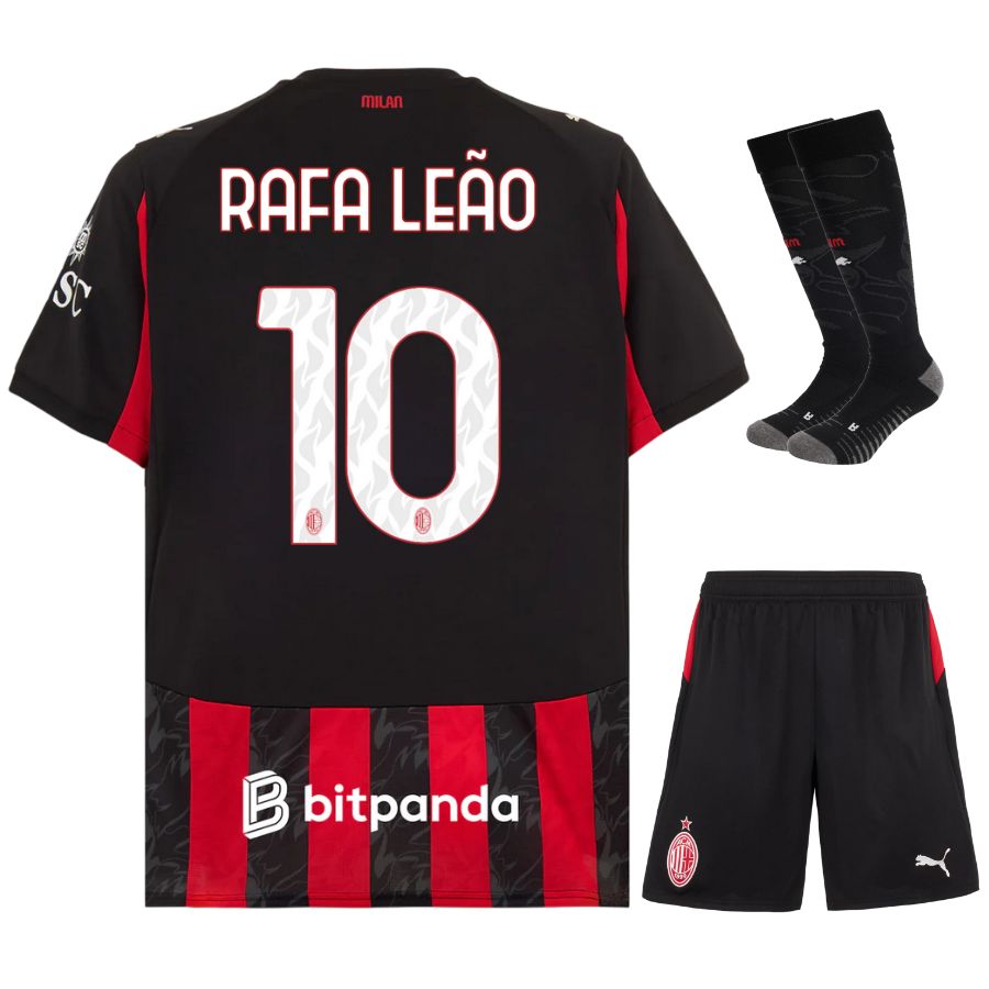 MAILLOT KIT ENFANT AC MILAN DOMICILE 2025/2026