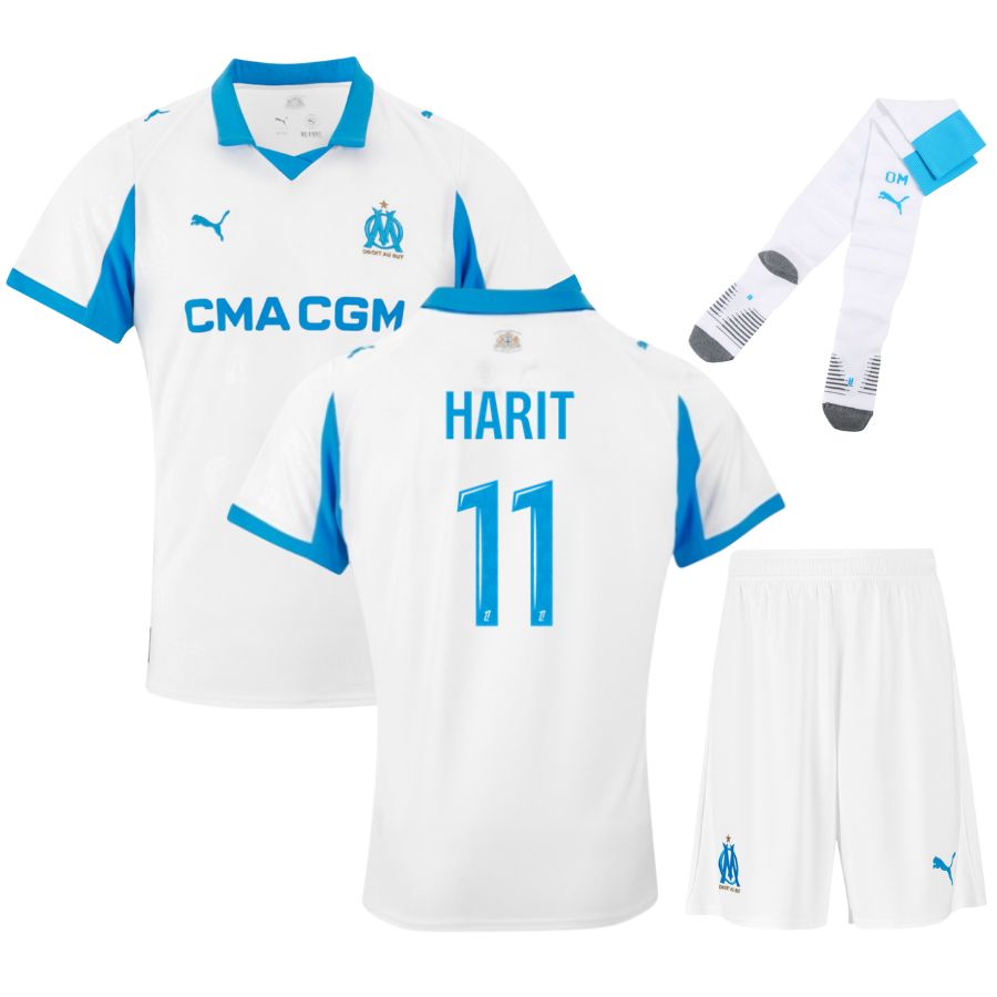 MAILLOT KIT ENFANT MARSEILLE DOMICILE 2025/2026