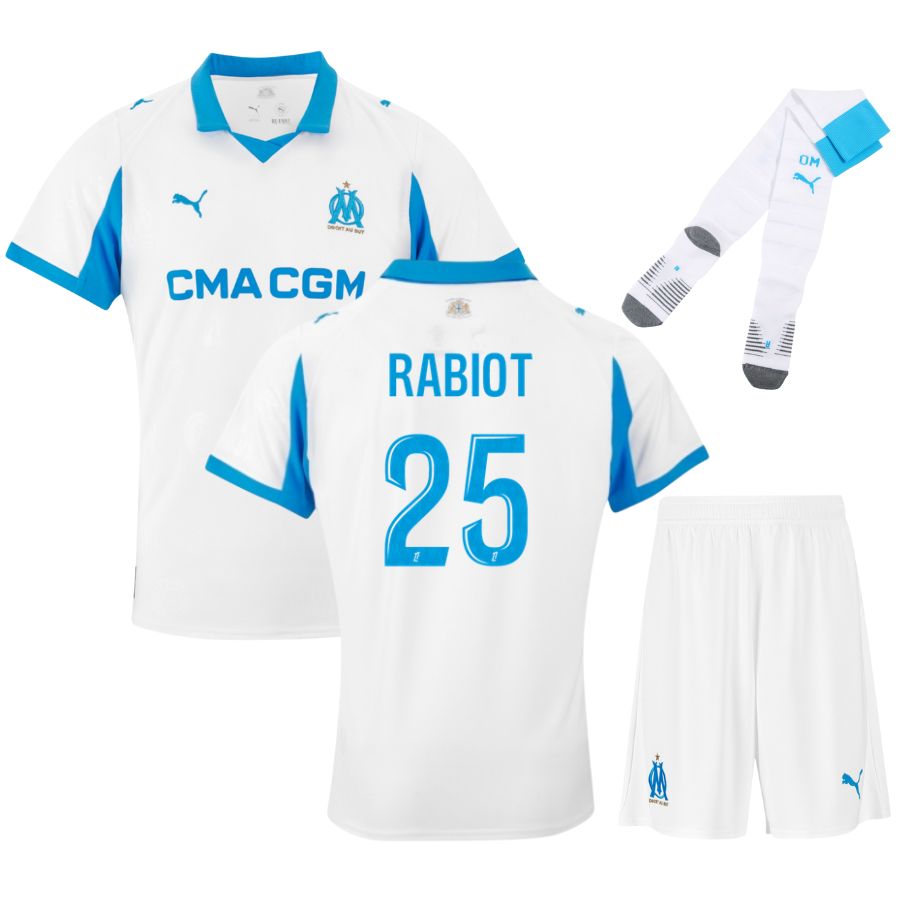 MAILLOT KIT ENFANT MARSEILLE DOMICILE 2025/2026