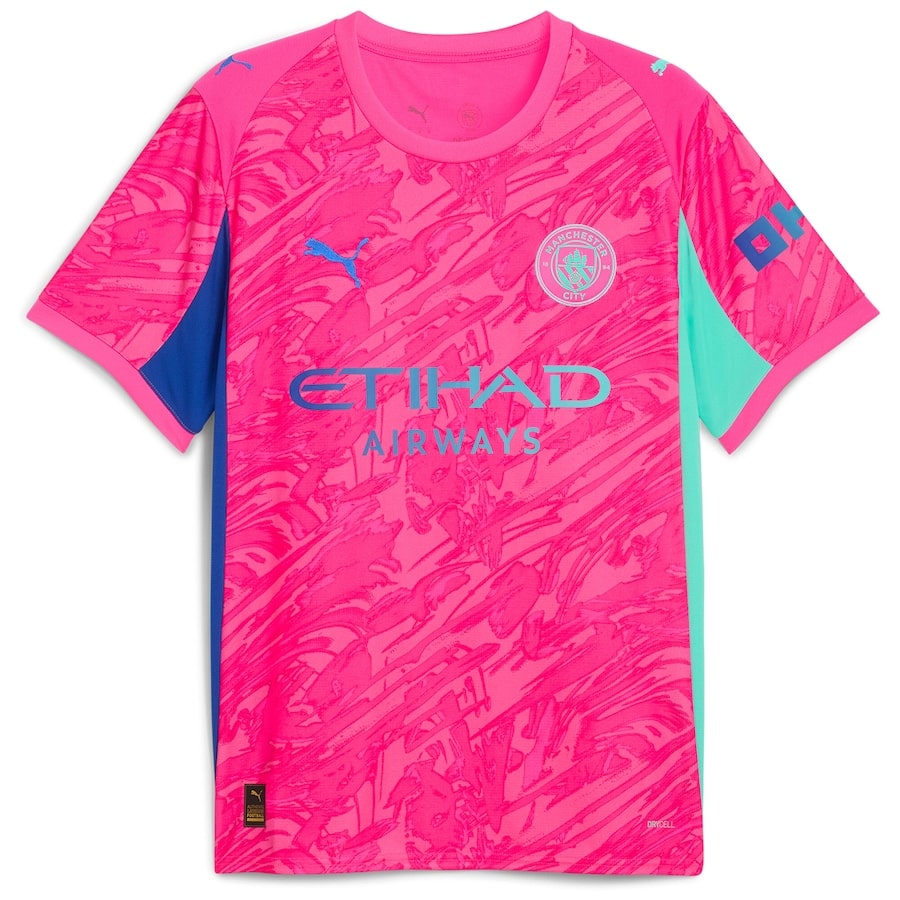 MAILLOT GARDIEN MANCHESTER CITY HOMME DOMICILE ROSE 2025/2026