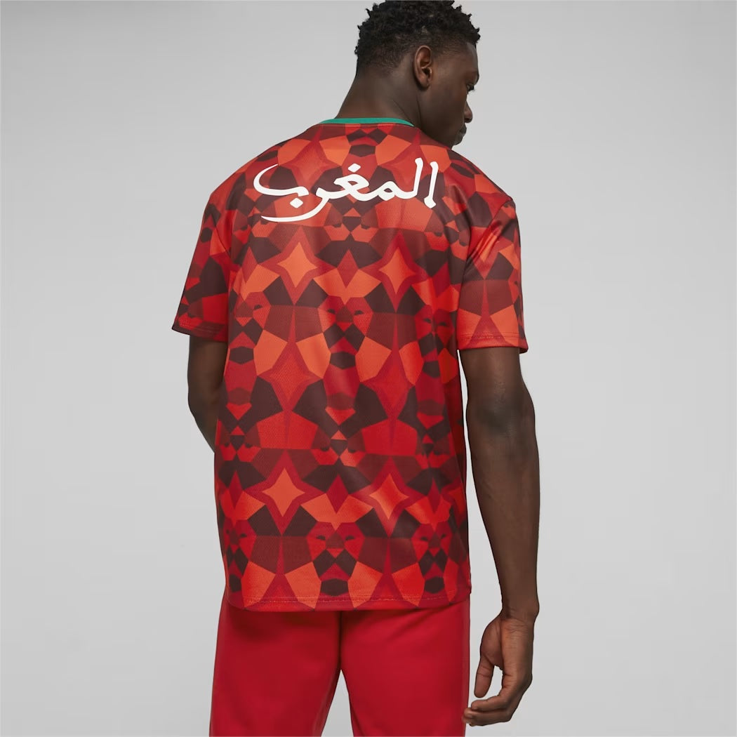 maillot maroc can 2024 - football rouge