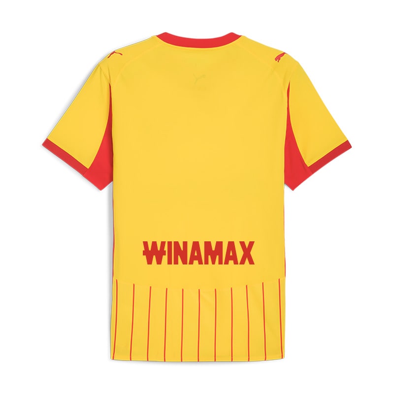 MAILLOT RC LENS HOMME DOMICILE JAUNE 2025/2026