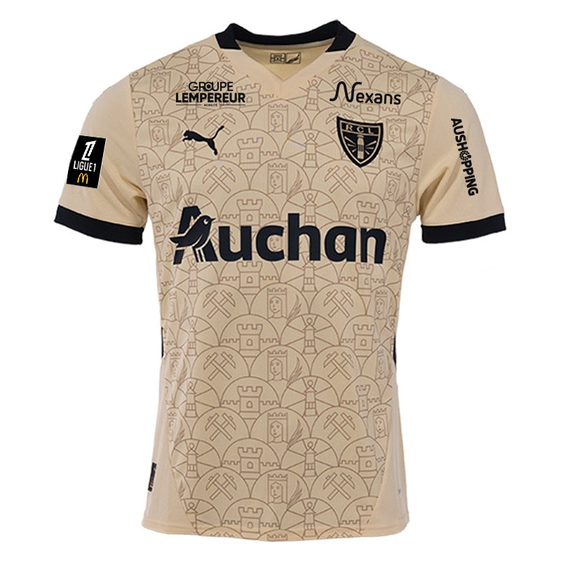 MAILLOT RC LENS HOMME SAINTE BARBE OR 2024 2025
RC LENS