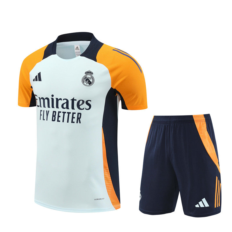 MAILLOT TRAINING REAL MADRID BLEU ORANGE HOMME 2024/2025