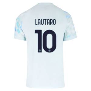 MAILLOT INTER MILAN LAUTARO EXTERIEUR BLANC HOMME 2025/2026