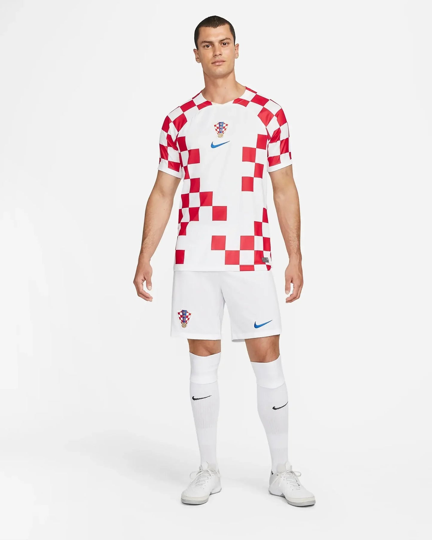 MAILLOT CROATIE DOMICILE 2022/2023 BLANC/ROUGE West Foot