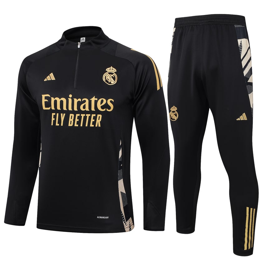 SURVÊTEMENT REAL MADRID NOIR HOMME 20242025
