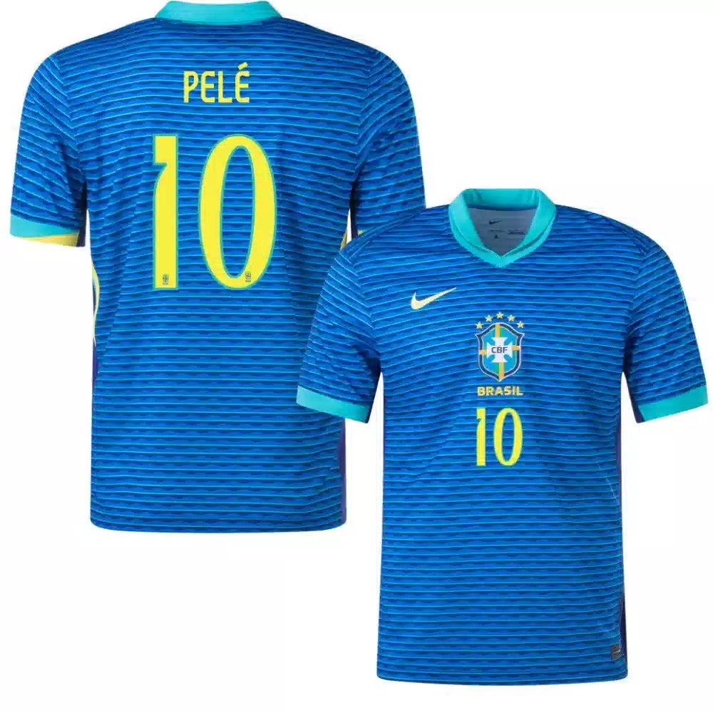 maillot brésil pelé exterieur bleu 2024/2025