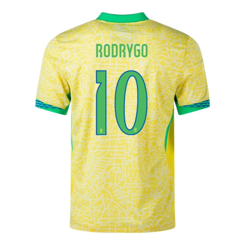MAILLOT BRÉSIL RODRIGO DOMICILE JAUNE 2024/2025