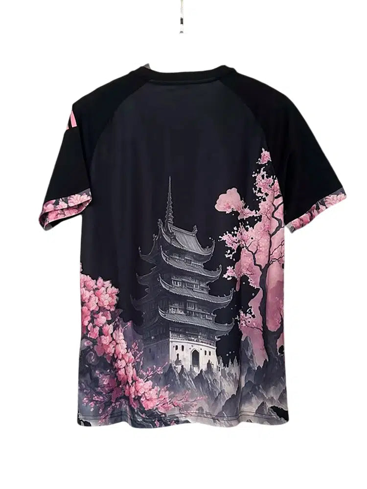 maillot japon "dragon rose" noir concept 2024/2025