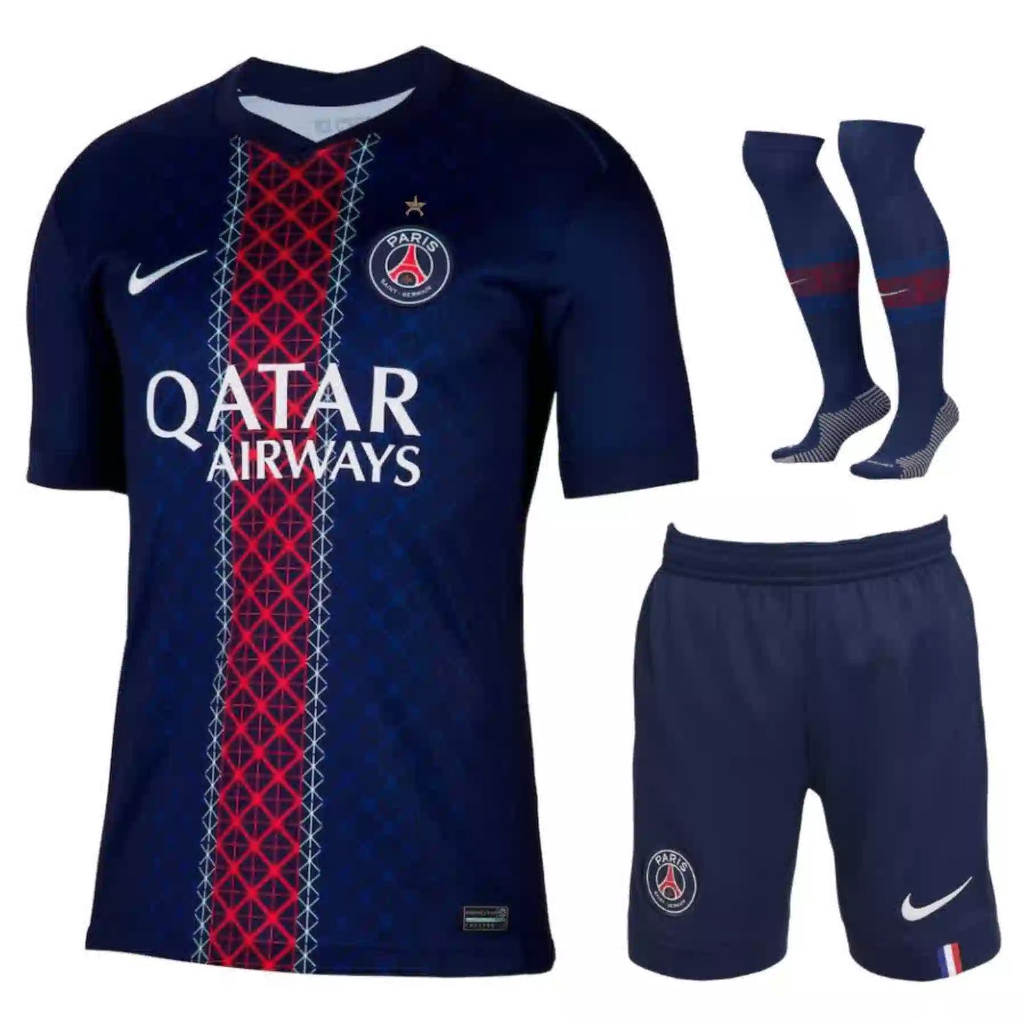 maillot kit enfant 1 etoile paris sg domicile 2025/2026