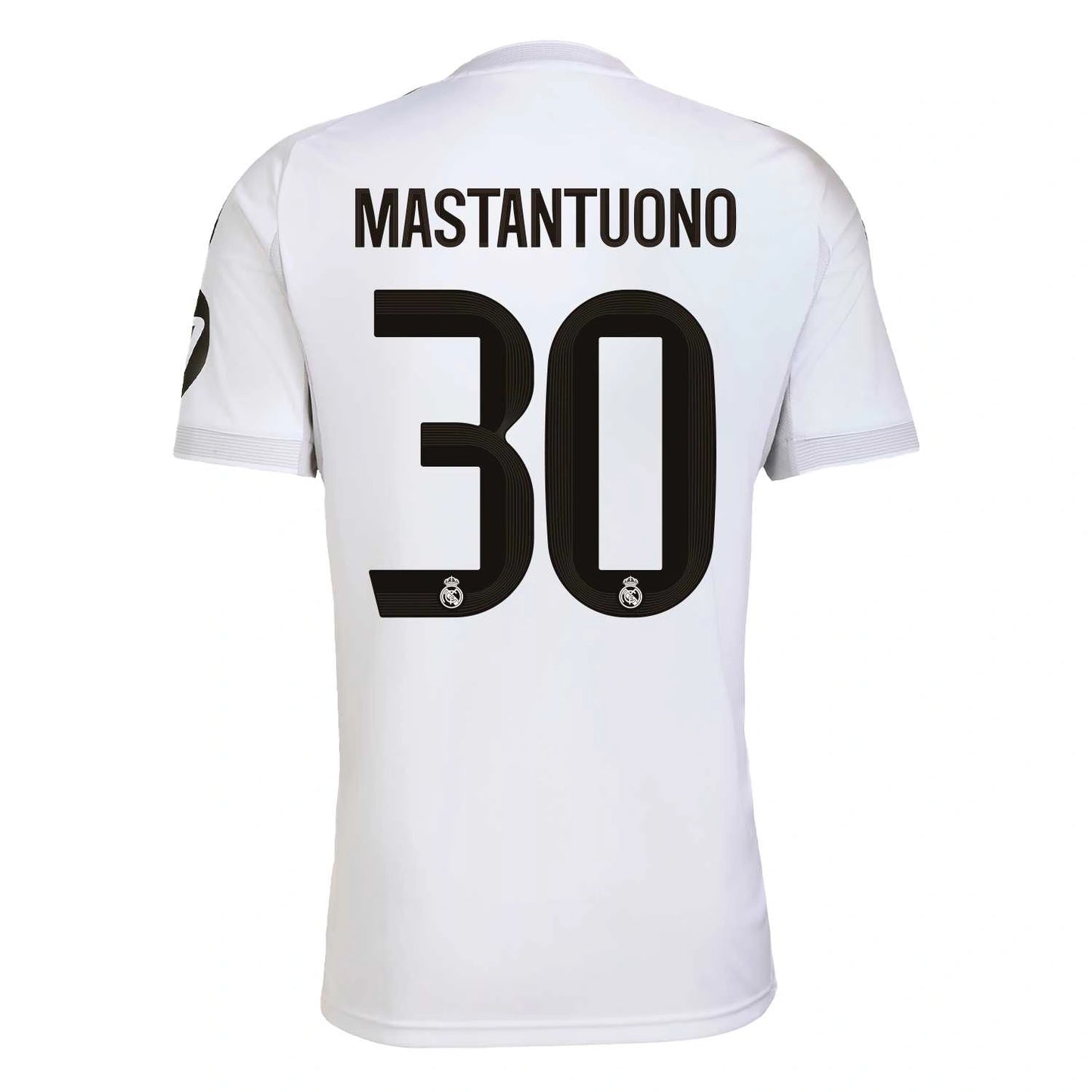 MAILLOT REAL MADRID MASTANTUONO DOMICILE HOMME BLANC 2025/2026