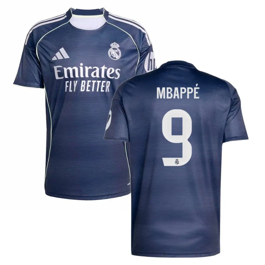MAILLOT REAL MADRID MBAPPE EXTERIEUR HOMME BLEU 2025/2026