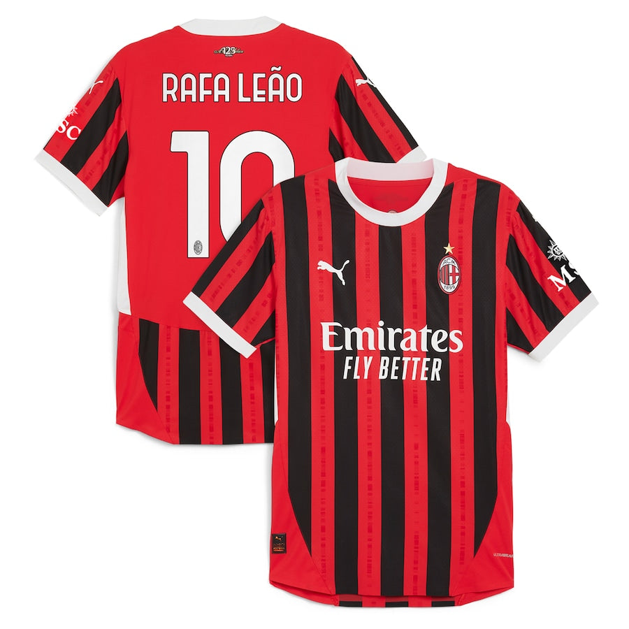 MAILLOT AC MILAN RAFA LEÃO DOMICILE ROUGE 24/25